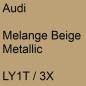 Preview: Audi, Melange Beige Metallic, LY1T / 3X.